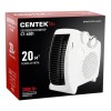 Тепловентилятор CENTEK CT-6001, 2000 Вт, 3 режима работы, 2 рабочих положения, белый