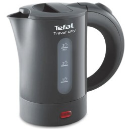 Чайник TEFAL KO120B30, 0,5 л, 650 Вт, закрытый нагревательный элемент, пластик, серый, 7211001545