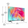 Телевизор HISENSE 55E7KQ, 55" (139 см), 3840x2160, 4K, 16:9, SmartTV, Wi-Fi, черный