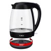 Чайник TEFAL KO450832, 1,7 л, 2400 Вт, закрытый нагревательный элемент, стекло, черный