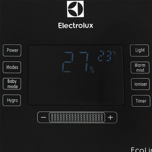 Увлажнитель воздуха ELECTROLUX EHU-3710D, объем бака 5 л, 110 Вт, гигростат, черный, НС-1073571