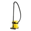 Пылесос хозяйственный KARCHER WD 2 Plus, мусоросборник 12 л, мощность 1000 Вт, желтый, 1.628-000.0