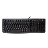 Клавиатура проводная LOGITECH K120, USB, 104 клавиши, черная, 920-002522