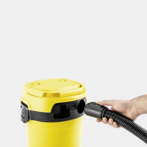 Пылесос хозяйственный KARCHER WD 2 Plus, мусоросборник 12 л, мощность 1000 Вт, желтый, 1.628-000.0