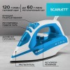 Утюг SCARLETT SC-SI30P17, 2200 Вт, антипригарное покрытие, антинакипь, самоочистка, белый/синий