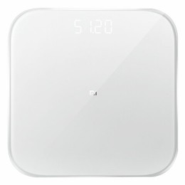 Весы напольные XIAOMI Mi Smart Scale 2, электронные, максимальная нагрузка 150 кг, квадрат, стекло, белые, NUN4056GL