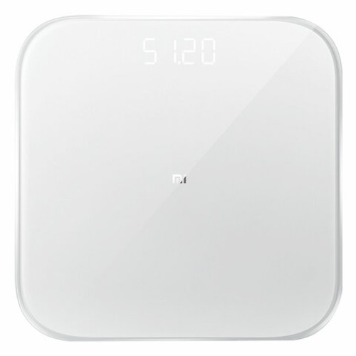 Весы напольные XIAOMI Mi Smart Scale 2, электронные, максимальная нагрузка 150 кг, квадрат, стекло, белые, NUN4056GL