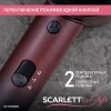 Фен SCARLETT SC-HD70I38, 2000 Вт, 2 скорости, 3 температурных режима, ионизация, черный/бордовый