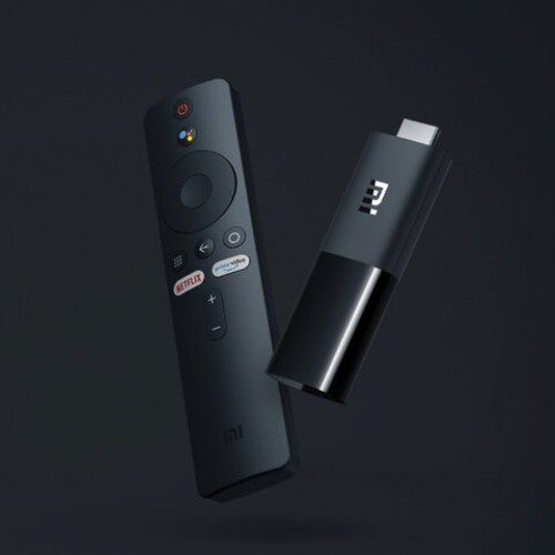 Приставка Смарт-ТВ XIAOMI Mi TV Stick, Android TV, 4 ядра, 1Gb+8Gb, HDMI, WiFi, пульт ДУ, черный, PFJ4145RU