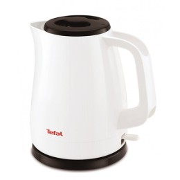 Чайник TEFAL KO150130, 1,5 л, 2400 Вт, закрытый нагревательный элемент, пластик, белый, 7211002180