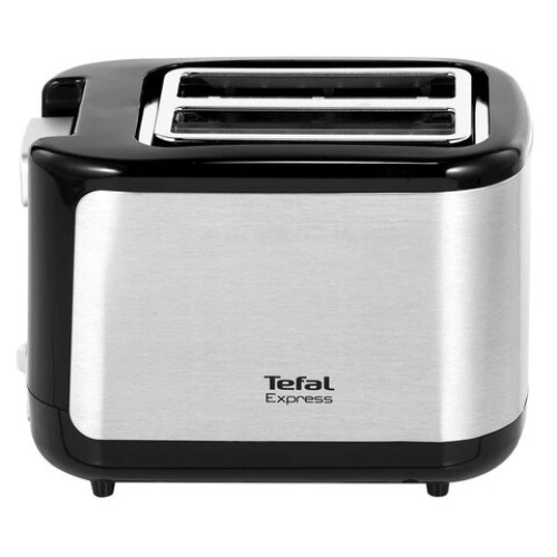 Тостер TEFAL TT365031, 850 Вт, 2 тоста, 7 режимов, механическое управление, металл/пластик, серебристый/черный, 7211002582