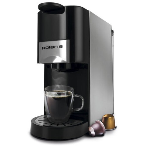 Кофемашина капсульная 3в1 NESPRESSO/DOLCEGUSTO/молотый POLARIS PCM 2020, 1450 Вт, объем 0,8 л, 49886