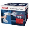 Отпариватель ручной TEFAL DT3041E1, 1300 Вт, пар 20 г/мин, резервуар 0.12 л, 1 режим, белый/голубой, 1830008776