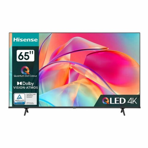 Телевизор HISENSE 65E7KQ, 65" (164 см), 3840x2160, 4K, 16:9, SmartTV, Wi-Fi, черный