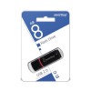 Флеш-диск 8 GB, SMARTBUY Crown, USB 2.0, черный, SB8GBCRW-K