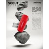 Флеш-диск 8 GB SMARTBUY Scout USB 2.0, красный, SB008GB2SCR