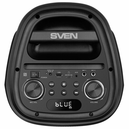 Колонка портативная SVEN PS-800, 100 Вт, TWS, Bluetooth, FM, USB, microSD, LED-дисплей, черная, SV-021511