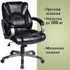 Кресло офисное BRABIX "Eldorado EX-504", экокожа, черное, 530874