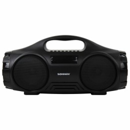 Колонка портативная SONNEN B332, 16 Вт, Bluetooth, FM-тюнер, microSD, MP3-плеер, черная, 513480