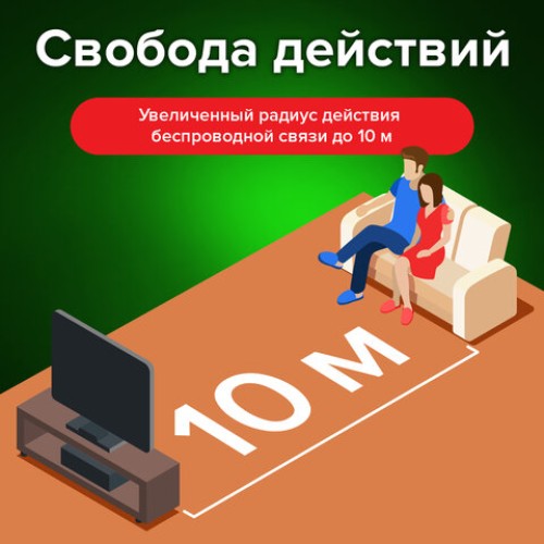 Мышь беспроводная SONNEN V-111, USB, 800/1200/1600 dpi, 4 кнопки, оптическая, красная, 513520