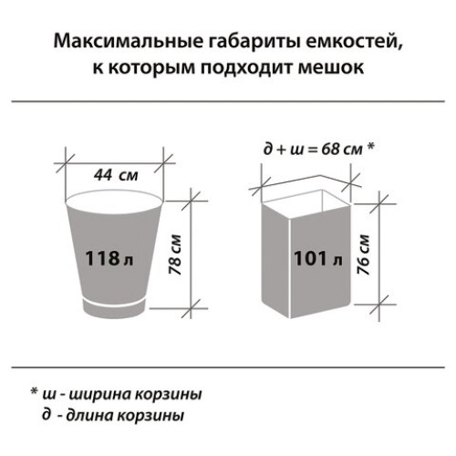 Мешки для мусора биоразлагаемые 120 л, зеленые, в рулоне 10 шт., ПНД 17 мкм, 70х110 см, LAIMA, 601402