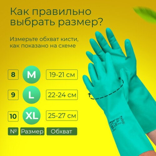 Перчатки нитриловые LAIMA EXPERT НИТРИЛ, 70 г/пара, химически устойчивые, гипоаллергенные, размер 8, М (средний), 605001