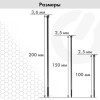 Стяжки (хомуты) нейлоновые сверхпрочные НАБОР 150 шт. (2,5х100/150 мм; 3,6х200 мм), черные, SONNEN, 607924