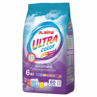 Стиральный порошок-автомат 6 кг LAIMA ULTRA Color, УЛУЧШЕННАЯ ФОРМУЛА, для всех типов тканей, 608538