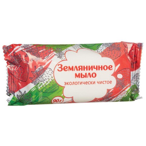 Мыло туалетное 90 г, "Земляничное" АГРОПРОМ-ЮГ, натуральное, 925454