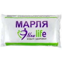 Марля медицинская отбеленная NEW LIFE отрез 10 м, плотность 36 (±2) г/м2, 94263