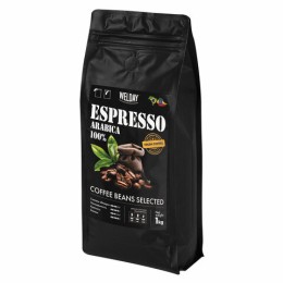 Кофе в зернах WELDAY "ESPRESSO Arabica" 1 кг, арабика 100%, 623437, УТ000015160