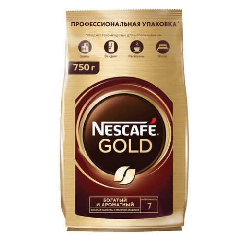 Кофе молотый в растворимом NESCAFE "Gold" 750 г, сублимированный, 12348310