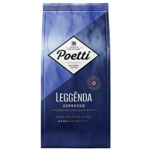 Кофе в зернах POETTI "Leggenda Espresso" 1 кг, 18004