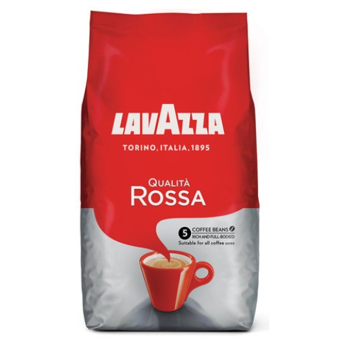 Кофе в зернах LAVAZZA "Qualita Rossa" 1 кг, ИТАЛИЯ, RETAIL, 3590