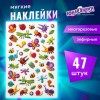 Наклейки зефирные "Букашки", многоразовые, 10х15 см, ЮНЛАНДИЯ, 661828