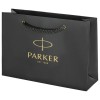 Ручка шариковая PARKER "Jotter Plastic CT", корпус черный, ежедневник А5 черный, белый срез, пакет, 880895