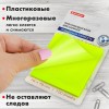 Блок самоклеящийся прозрачно-желтый (стикеры) BRAUBERG TRANSPARENT 76х76 мм, 100 листов, 115207