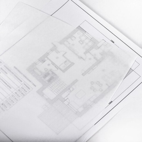Калька для чертежных и дизайнерских работ папка, А4, 210х297 мм, 40 г/м2, 40 листов, BRAUBERG, 116375