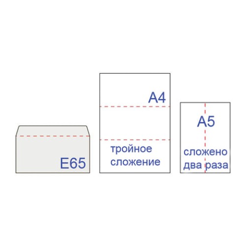 Конверты Е65 (110х220 мм), SECURITY, отрывная лента, 80 г/м2, КОМПЛЕКТ 50 шт., внутренняя запечатка, 121182.50