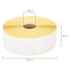 Этикетка ТермоЭко (58х60 мм), 3000 этикеток в ролике, светостойкость до 2 месяцев, 129998