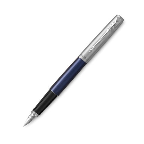 Ручка перьевая PARKER "Jotter Royal Blue CT", корпус синий, детали из нержавеющей стали, синяя, 2030950