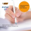 Ручки шариковые BIC "Cristal Up Fun", НАБОР 4 ЦВЕТА (салатовый, розовый, фиолетовый, голубой), узел 1 мм, линия 0,32 мм, блистер, 949870