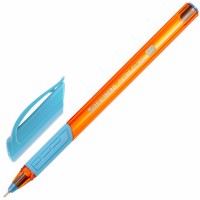 Ручка шариковая масляная с грипом BRAUBERG "Extra Glide GT Sky Blue", СВЕТЛО-СИНЯЯ, игольчатый узел 0,7 мм, линия письма 0,35 мм, 144074