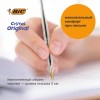 Ручки шариковые BIC "Cristal Original", НАБОР 10 шт., СИНИЕ, узел 1 мм, линия письма 0,32 мм, пакет, 830863